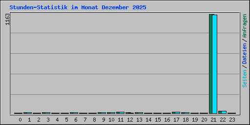 Stunden-Statistik im Monat Dezember 2025